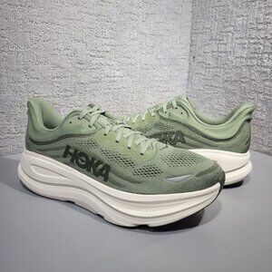 Hoka One One Bondi 9 Men's Size 14D Sea Moss Eucalyptus Running Shoes 1162011
